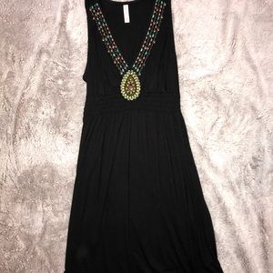 Black beaded dress